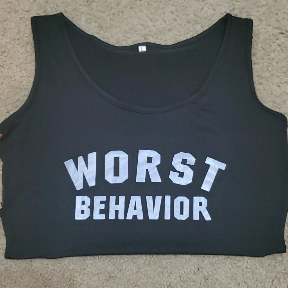 WORST BEHAVIOR ONE PIECE SWIMSUIT